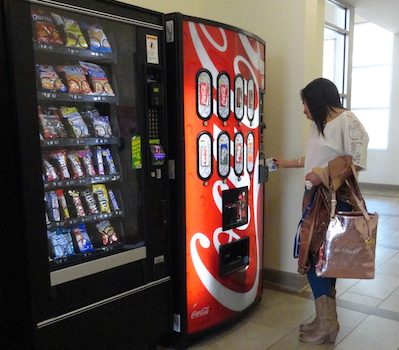 Campus vending machines.