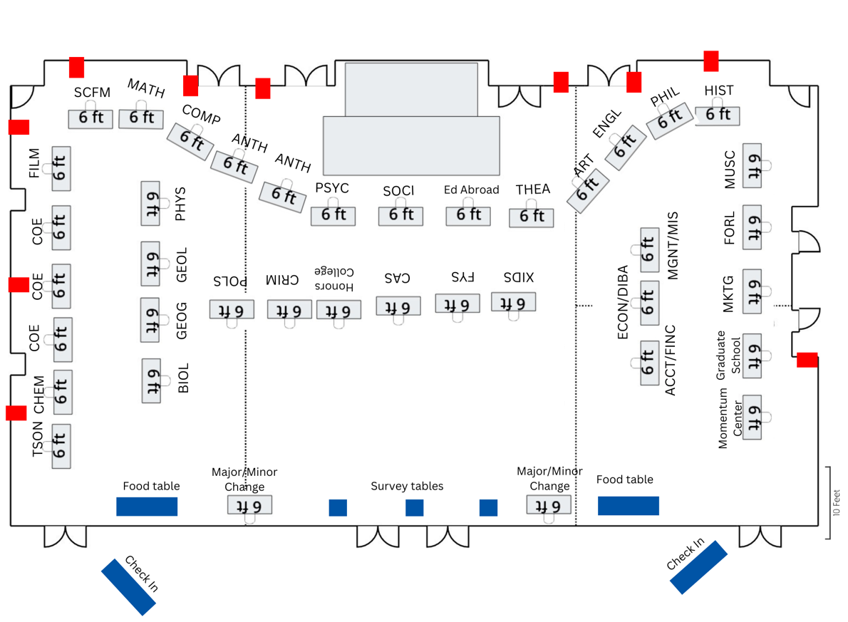 Major Fair Map