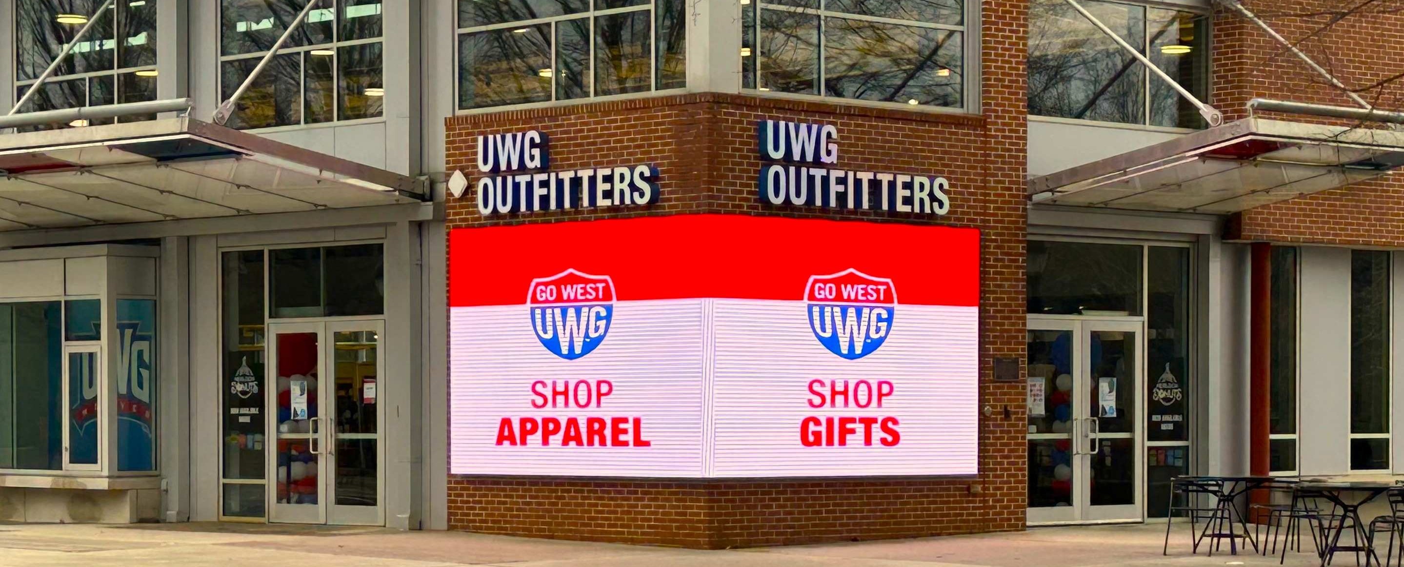 UWG Outfitters building exterior photo. 
