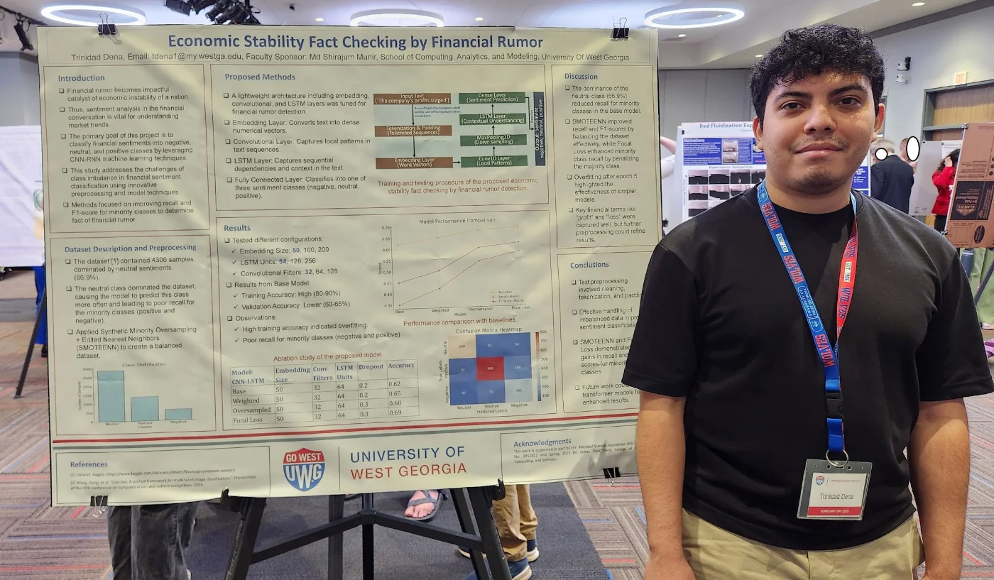 Student Posters at UWG Scholars Day 2025