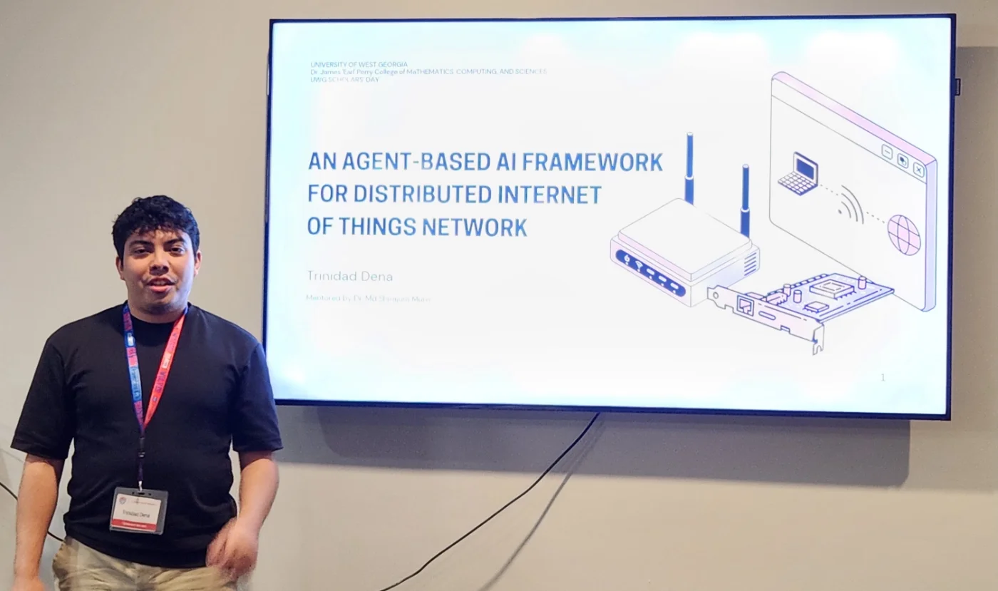 Presentation by student Trinidad Dena