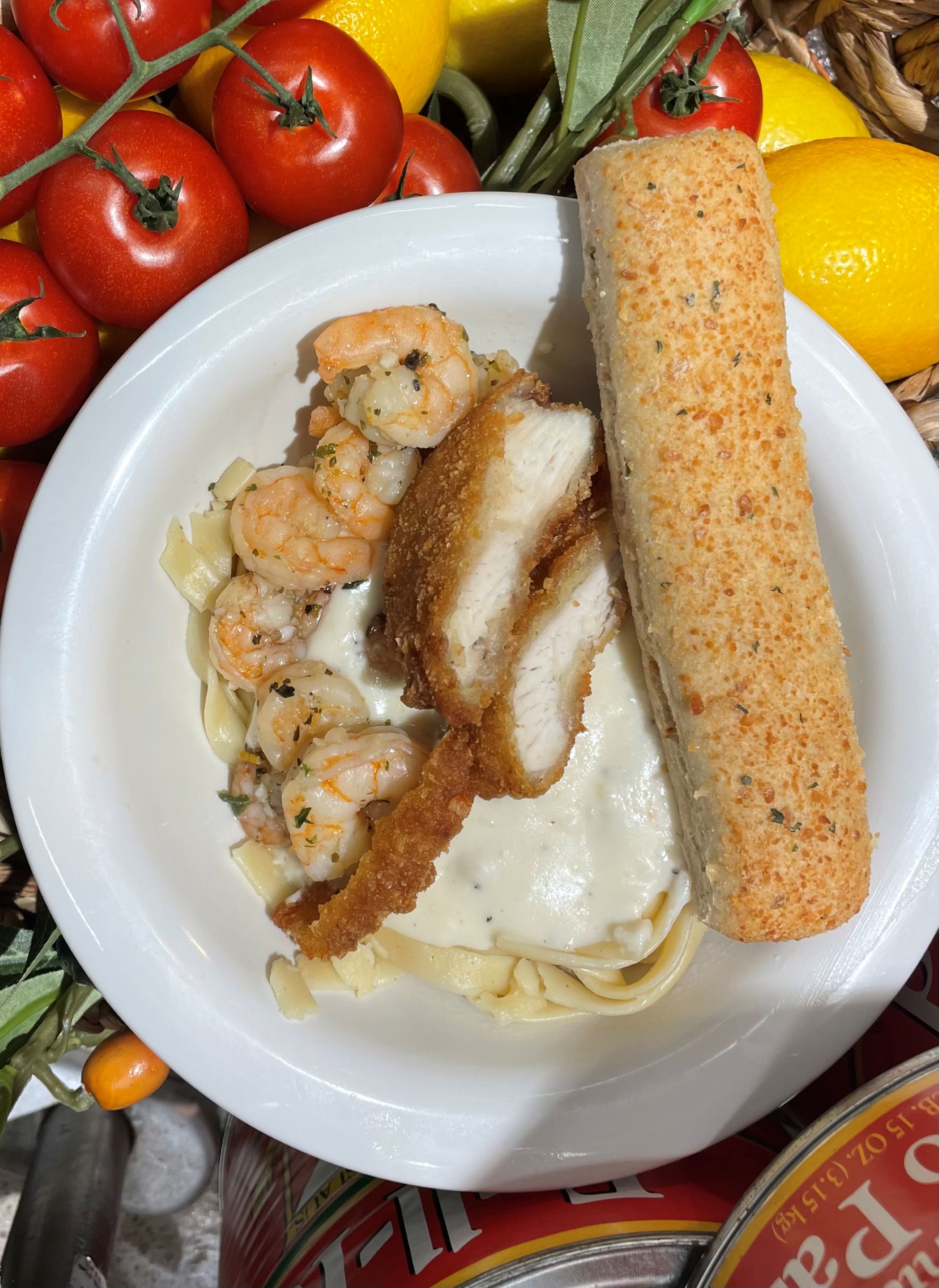 East Commons Italian Shrimp Pasta