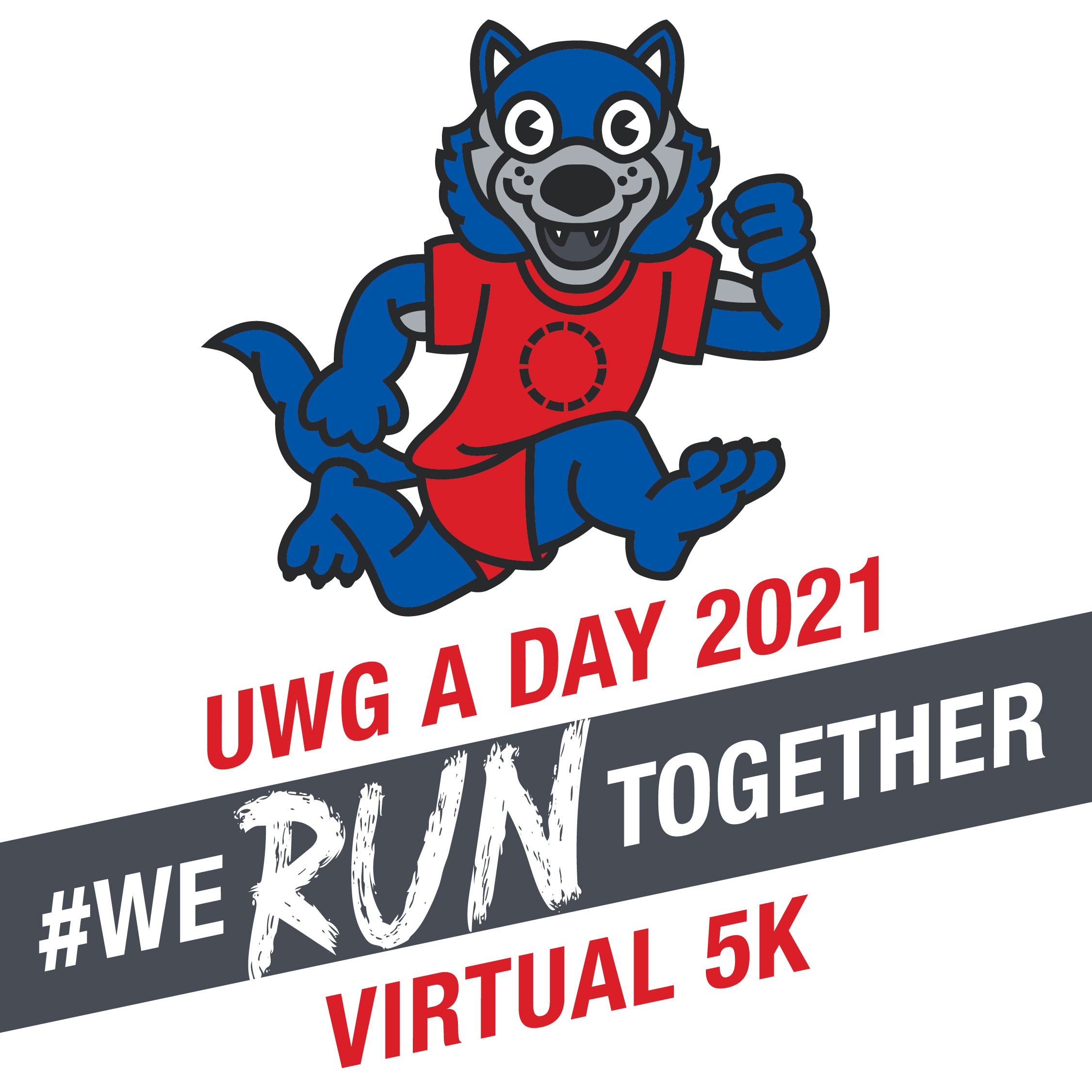 A Day virtual 5K with Wolfie