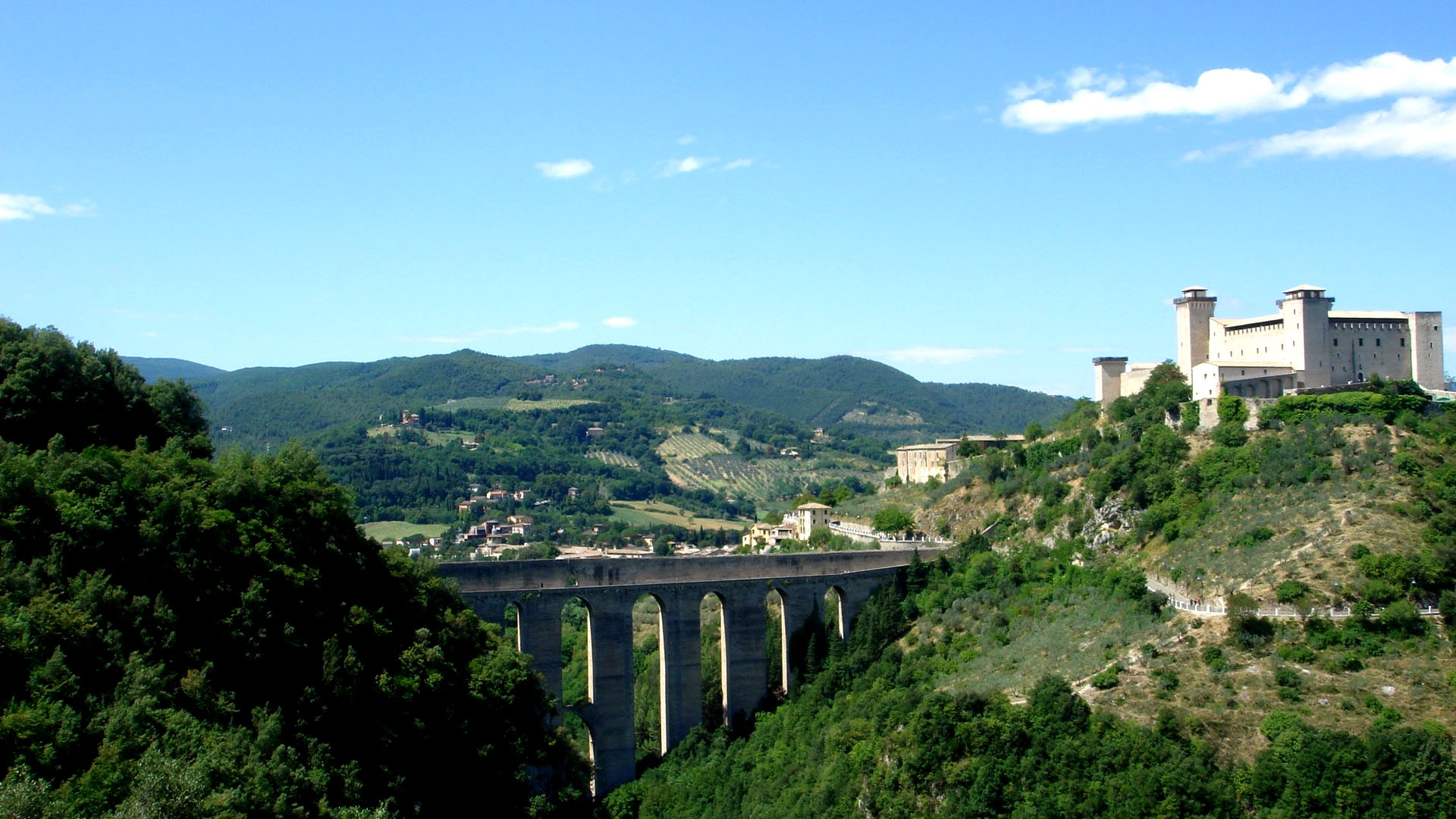 Spoleto, Italy, cityscape