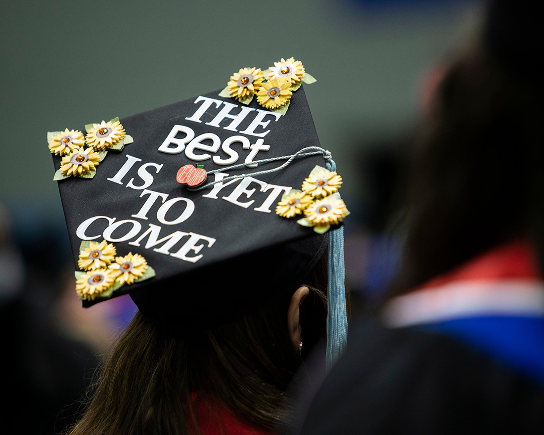 the best is yet to come graduation cap