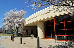 Exterior of Townsend Center for the Performing Arts.