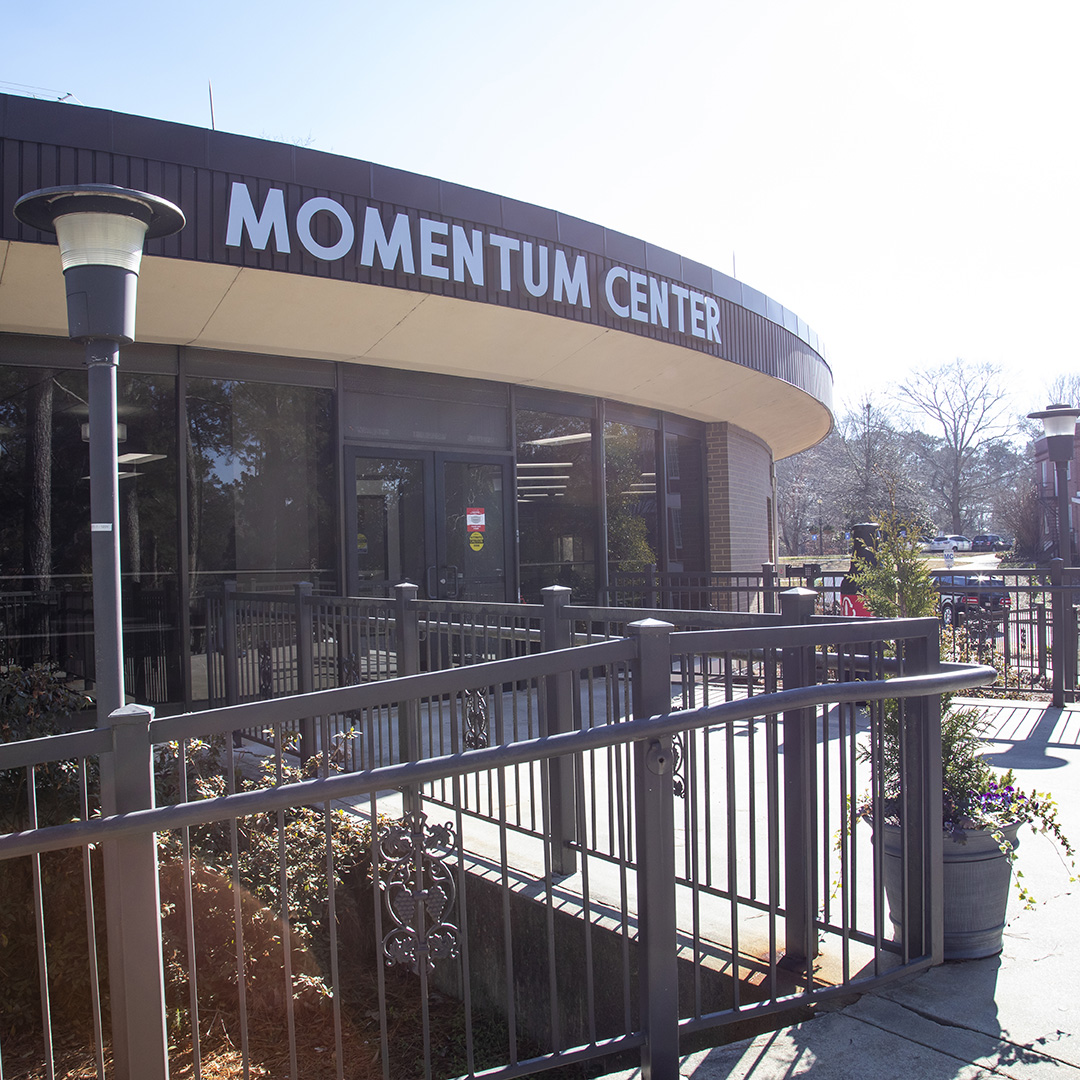 exterior of the Momentum Center