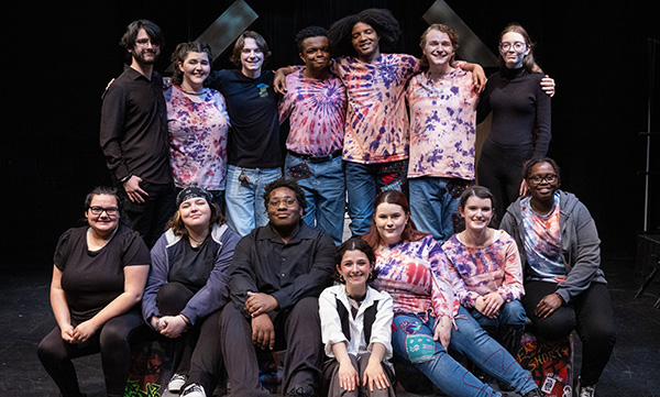 theatre student group portrait