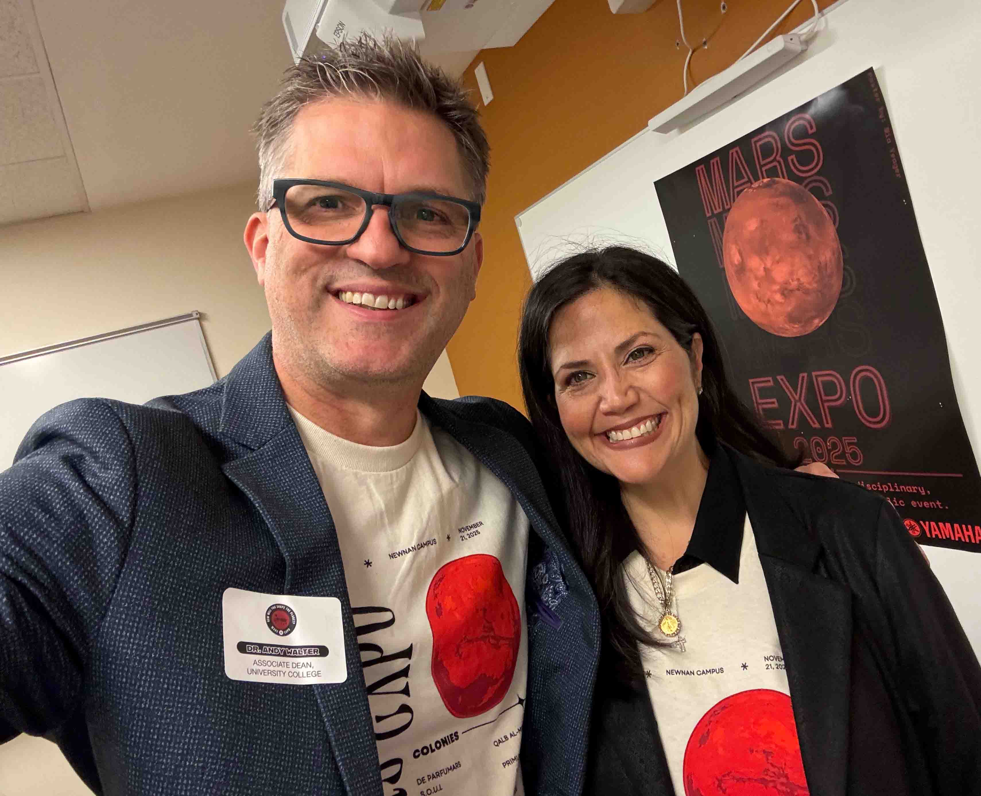 Image of Dr. Andy Walter and Rebecca Smith
