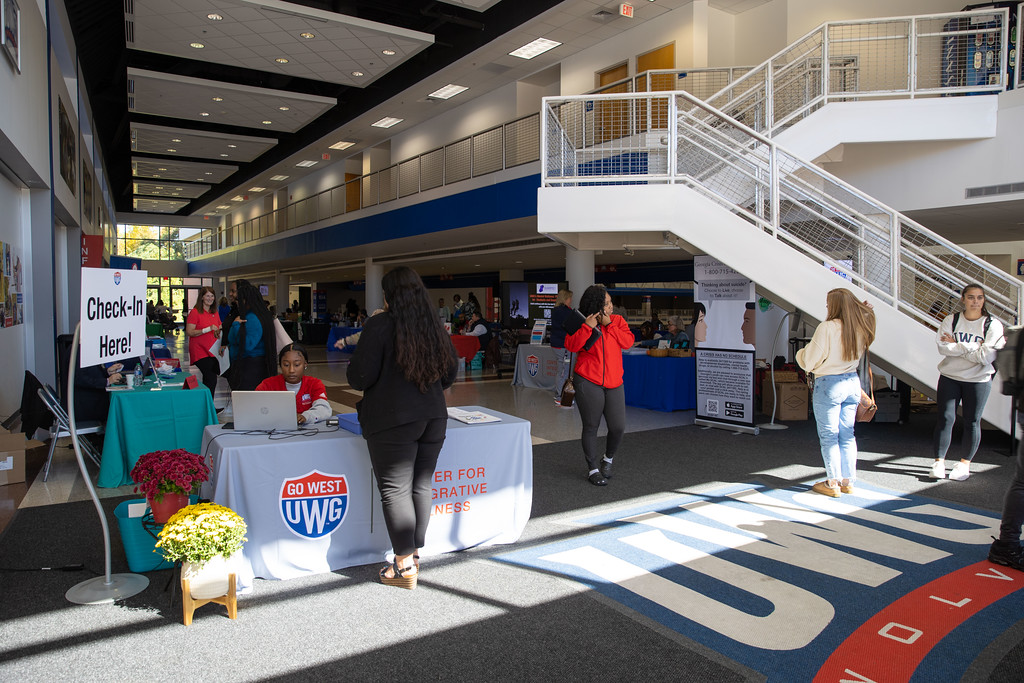 Health Fair Check-In Table