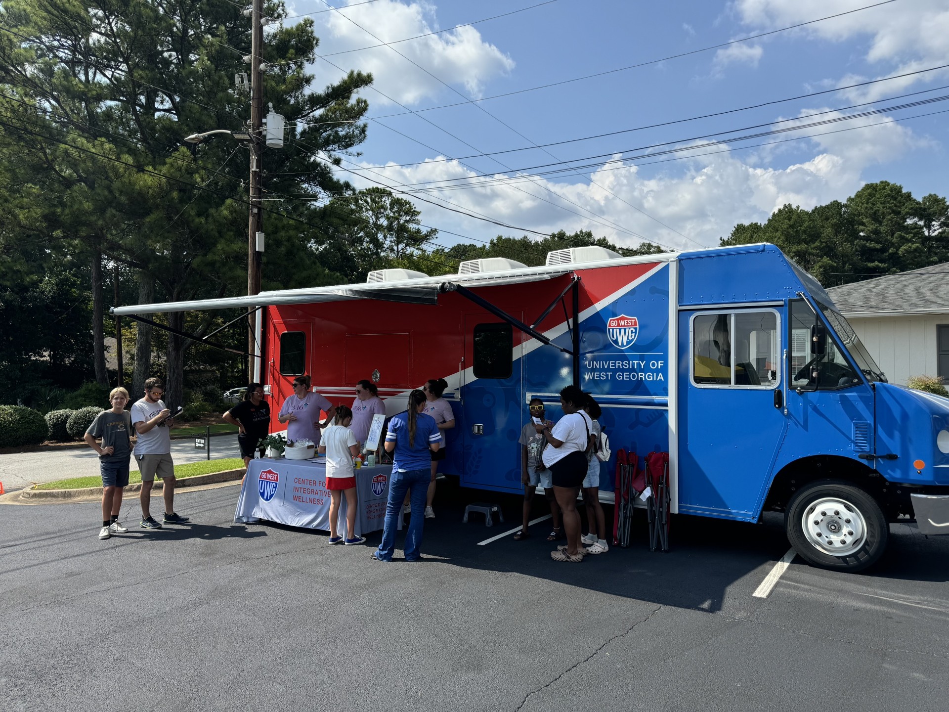 Mobile Unit at Youth Festival in Carroll County