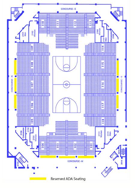 map of seating for guests