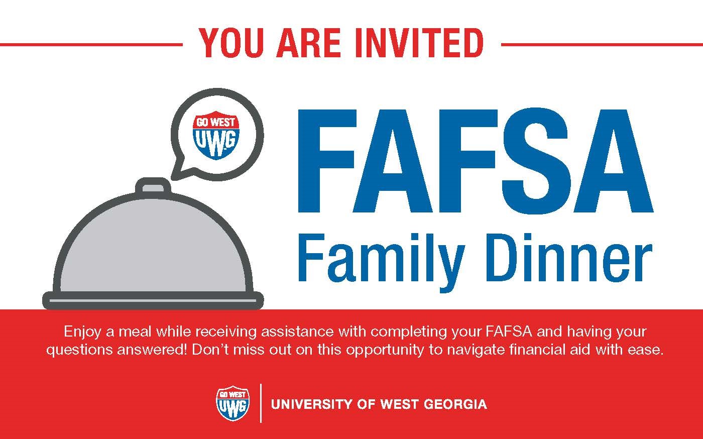 FAFSA Family Dinner Graphic