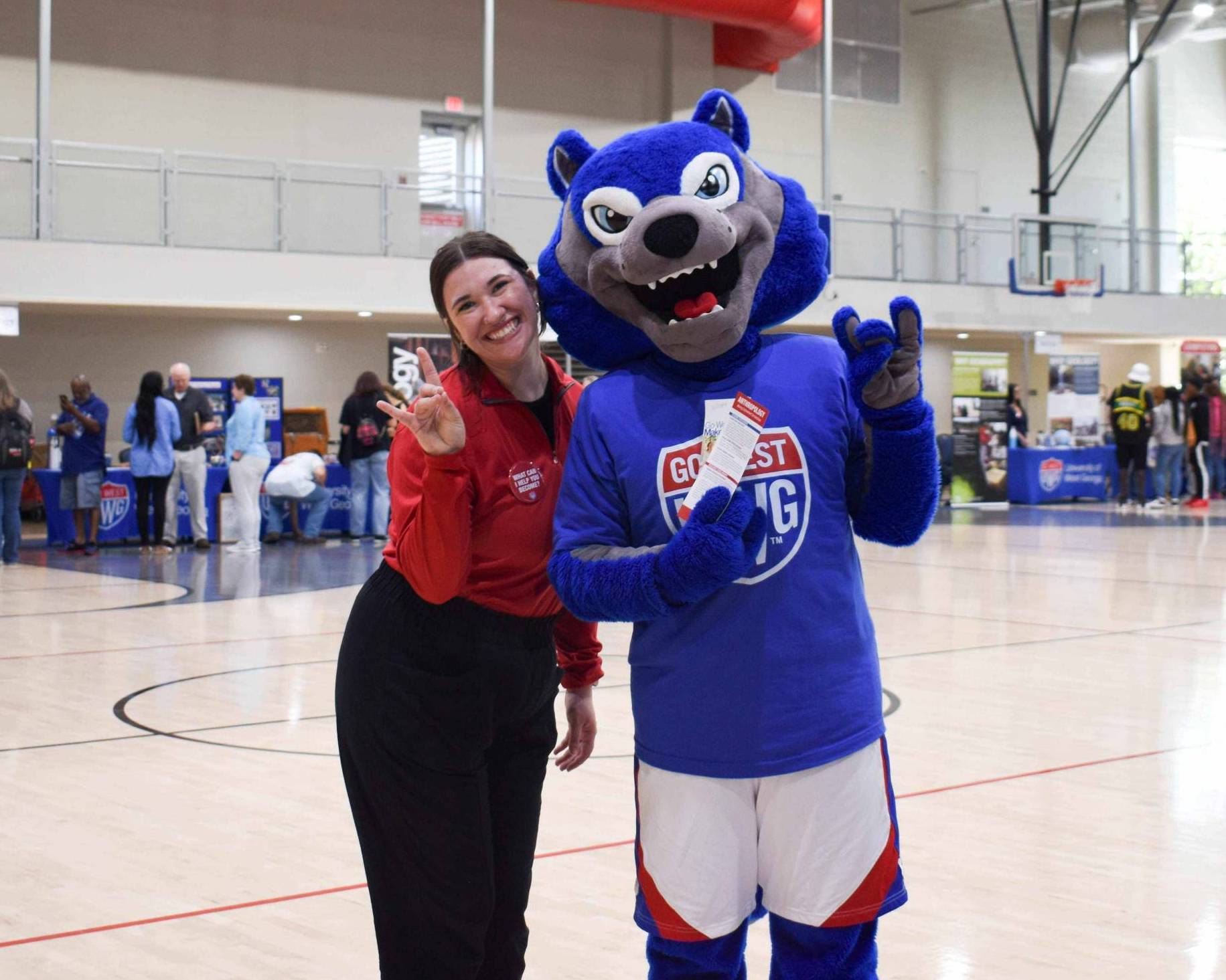 Wolfie With Admission Rep